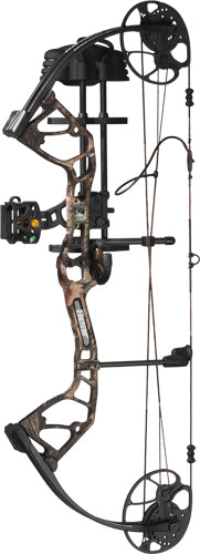 Bear Archery Compound Bow AV02A21015R – 27-Inch Axle-to-Axle, Mossy Oak Country DNA Finish