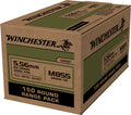 Winchester Ammunition Winchester USA 5.56x45 62 Grain Full Metal Jacketed Cartridge Box of 150
