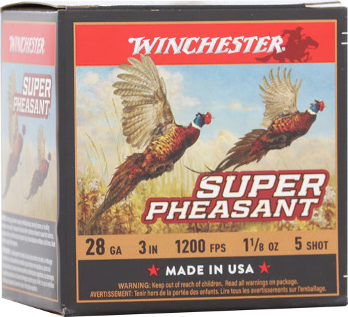 Winchester Ammunition Super Pheasant 28 Gauge 1-1/8 oz #5 Lead Shot