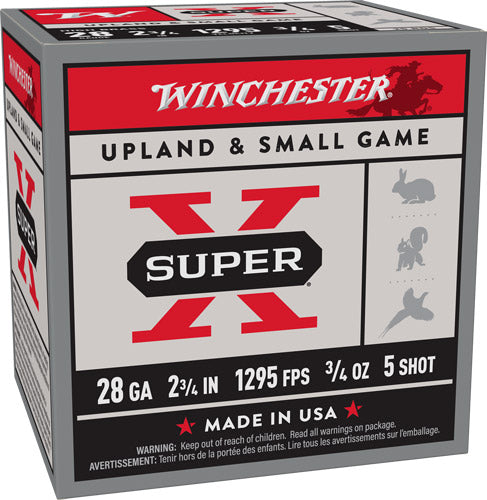 Winchester Ammunition Super-X 28 Gauge 2.75-Inch Shotshells (25 Rounds per Box)