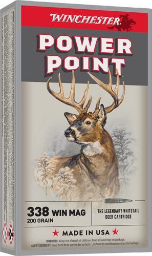 Winchester Ammunition Super-X .338 Winchester Magnum 200 Grain Jacketed Soft Point
