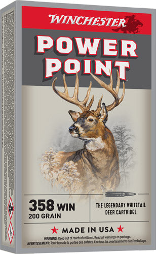 Winchester Ammunition Super-X .358 Winchester 200 Grain Flatnose Bullet