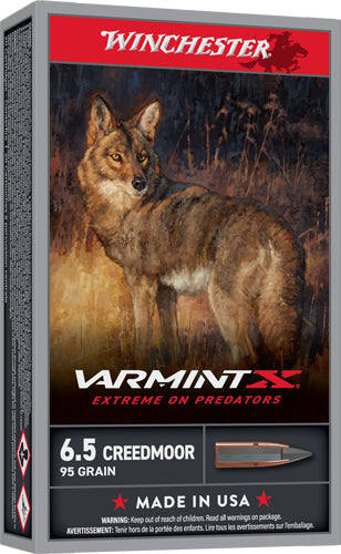 Winchester Ammunition Varmint XP 6.5 Creedmoor - 95 Grain Polymer Tipped Bullets