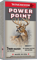 Winchester Ammunition Super-X 7x57 Mauser 145 Grain JACKETED SOFT POINT Ammo