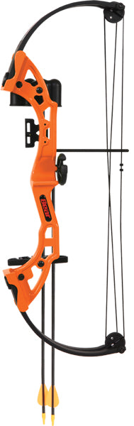 Bear Archery Youth Compound Bow AYS300TR in Orange with Durable Composite Limbs
