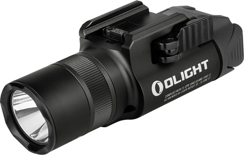 Olight Baldr Pro, Rechargeable Weapon Mounted Light With Laser, Fits Picatinny, Strobe Mode, Green Laser, 1,350