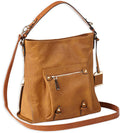 Bulldog Hobo Anna Cognac Concealed Carry Purse with Universal Fit Holster