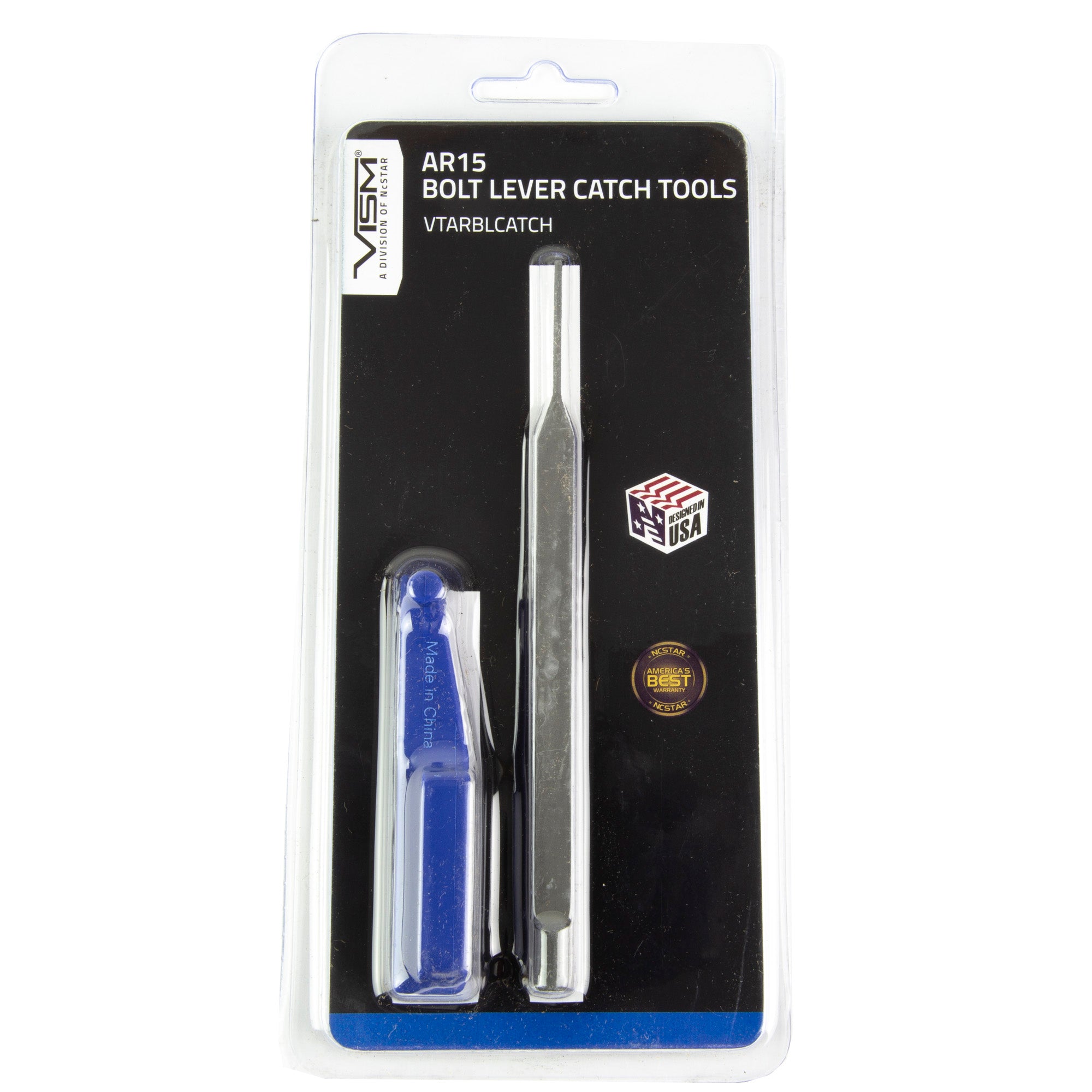 NcSTAR AR-15 Bolt Catch Installation Tool Kit – Punch & Guide – Black/Blue