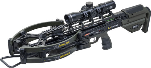 Ten Point XBOW TX Ultra 29.5 Compound Crossbow with Scope and Brushless Metal Rest