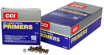 CCI PRIMERS 300 LARGE PISTOL