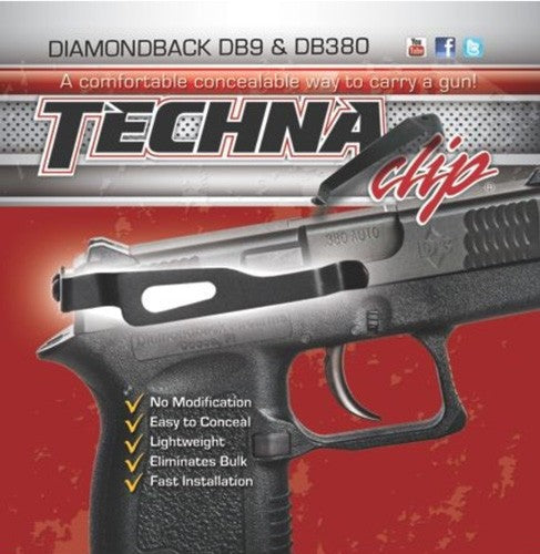 TECHNA CLIP HANDGUN RETENTION