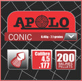 Apolo Pellets Hatsan Apolo 177 Conic 7.1 Grain 200 Pack
