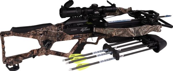 Excalibur Crossbows Hybrid X Crossbow with Overwatch 2-5X Scope, 435 FPS