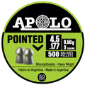 Apolo Pellets Hatsan Apolo 177 Pointed 9 Grain 500 Pack