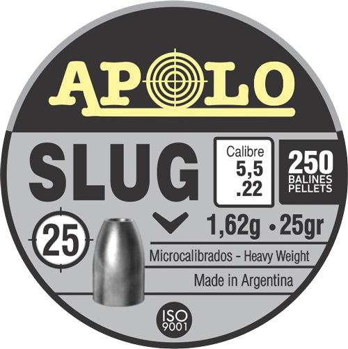 Apolo Pellets Hatsan Apolo 22 Slug 25 Grain 250 Pack