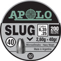 Apolo Pellets Hatsan Apolo 25 Slug 40 Grain 200 Pack