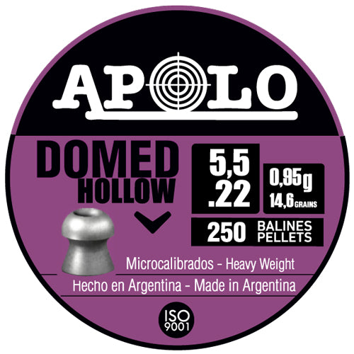 Apolo Pellets Hatsan Apolo 22 Domed Hollow 14.6 Grain 250 Pack