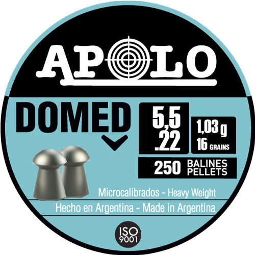Apolo Pellets Hatsan Apolo 22 Domed 16 Grain 250 Pack