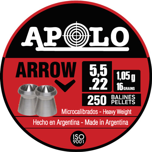 Apolo Pellets Hatsan Apolo 22 Arrow 16 Grain 250 Pack