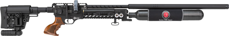 Hatsan Airguns Hatsan Factor Sniper Long 22 PCP Rifle 21 Round Magazine Black