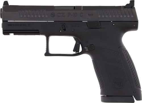 CZ-USA P-10 C 9mm FS Semi-Auto Pistol with 10-Round Magazines and Reversible Mag Catch