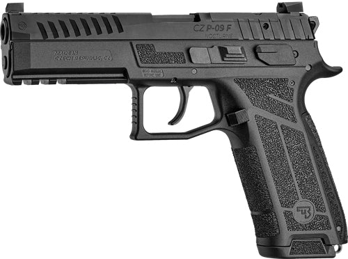 CZ-USA CZ P-09 F Nocturne 9mm Semi-Auto Pistol with Interchangeable Back Strap and Ready Footprint