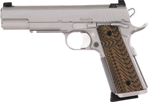 Dan Wesson Specialist .45 ACP Semi-Auto Handgun with Night Sights and Stainless Finish