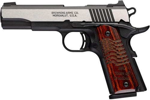 Browning 1911-380 Black Label 250th Anniversary Edition Semi-Auto Pistol with Polymer Frame