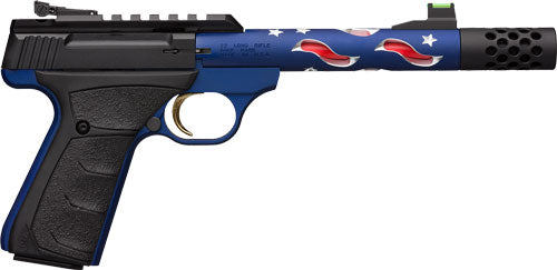 Browning Buck Mark Plus Vision .22 LR Pistol with Americana Theme and Picatinny Rail