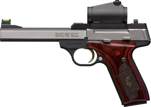 Browning Buck Mark Medallion .22 Long Rifle Semi-Auto Pistol with Rosewood Grips and Vortex Crossfire Red Dot