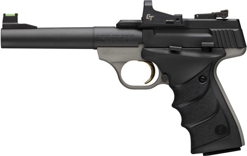Browning Buck Mark Practical .22 LR Semi-Auto Pistol with Crimson Trace Red Dot Sight and Bi-Tone Finish