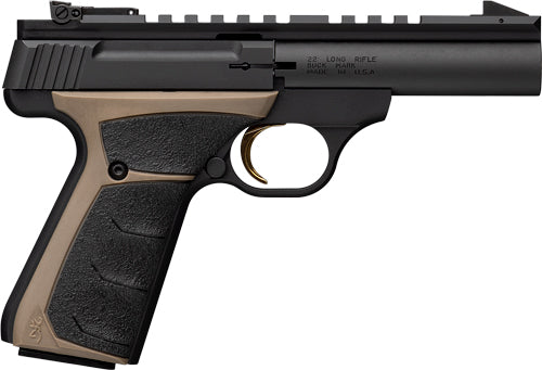 Browning Buck Mark Field Target .22 LR Semi-Auto Pistol with 4-Inch Bull Barrel and Adjustable Sights