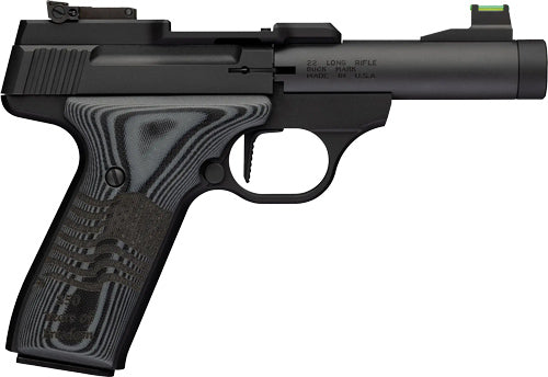 Browning Buckmark Black Label .22 Long Rifle Semi-Auto Pistol with Adjustable Sights and G10 Grip