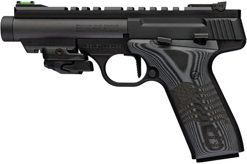 Browning Buckmark Black Label .22 Long Rifle Semi-Auto Pistol with G10 Grip and Adjustable Sights