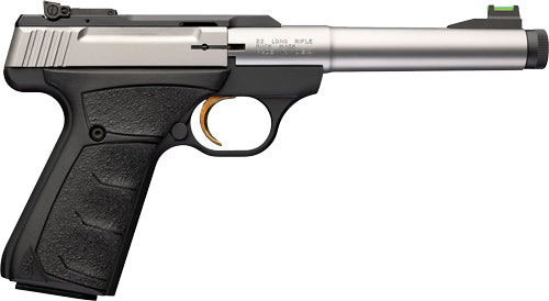 Browning Buckmark Camper UFX .22 Long Rifle Semi-Auto Pistol with Fiber Optic Sights and Pistol Rug