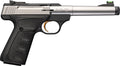 Browning Buckmark Camper UFX .22 Long Rifle Semi-Auto Pistol with Fiber Optic Sights and Pistol Rug