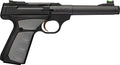 Browning Buckmark Camper UFX .22 Long Rifle Semi-Auto Pistol with Fiber Optic Sights and Blued Finish