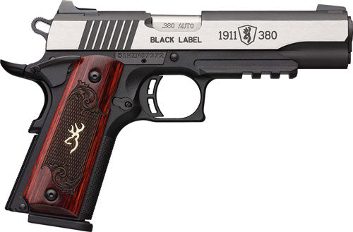 Browning 1911-380 Black Label Semi-Auto Pistol with Night Sights and Two Magazines