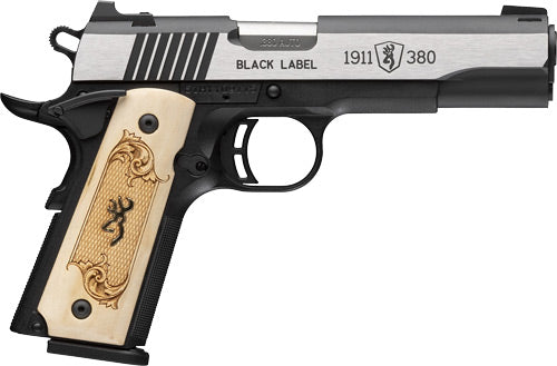 Browning 1911-380 Black Label Semi-Auto Pistol with Maple Medallion Grips