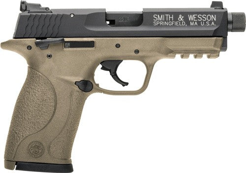 Smith & Wesson M&P22 Compact .22 LR Semi-Auto Pistol with 3.56-Inch Barrel and 10-Round Capacity and Flat Dark Earth Finish