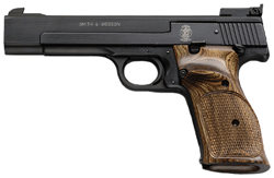 Smith & Wesson 41 .22 LR Hb As Semi-Auto Pistol with 5.5-Inch Barrel and 10-Round Capacity and Blued Finish
