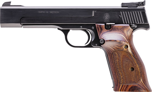 Smith & Wesson 41 .22 LR Hb As Semi-Auto Pistol with 5.5-Inch Barrel and 10-Round Capacity and Blued Finish