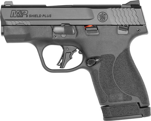 Smith & Wesson M&P9 Shield Plus 9mm Ts Semi-Auto Pistol with 3.1-Inch Barrel and 10-Round Capacity and Black Finish