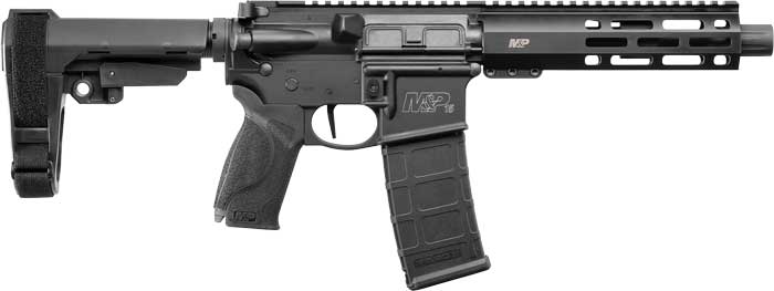 Smith & Wesson M&P15 Pistol 5.56 NATO with 7.5-Inch Barrel and 30-Round Capacity