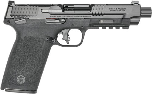 Smith & Wesson M&P 5.7 Thumb Safety 5.7x28mm Semi-Auto Pistol with 5-Inch Barrel and 22-Round Capacity and Black Finish