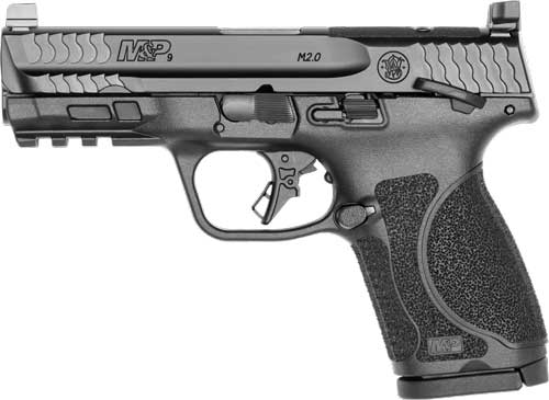 Smith & Wesson M&P9 M2.0 Compact Semi-Auto Pistol with 4-Inch Barrel and 15-Round Capacity and Optics-Ready Configuration