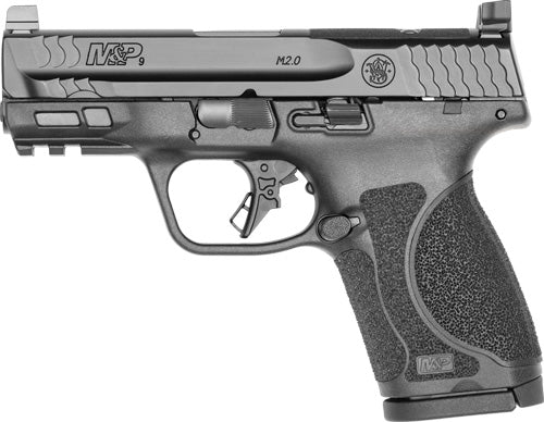 Smith & Wesson M&P9 M2.0 Compact 9mm Semi-Auto Pistol with 3.6-Inch Barrel and 15-Round Capacity and Optics-Ready Configuration