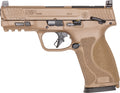 Smith & Wesson M&P 10mm M2.0 FS Semi-Auto Pistol with 4-Inch Barrel and 15-Round Capacity and Flat Dark Earth Finish