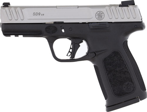 Smith & Wesson Sd9 2.0 9mm FS Semi-Auto Pistol with 4-Inch Barrel and 16-Round Capacity and Stainless Finish