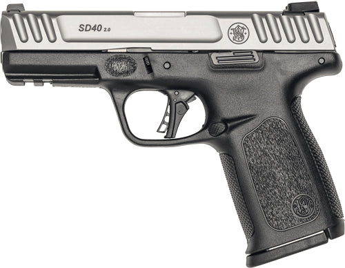 Smith & Wesson Sd40 2.0 .40 S&W FS Semi-Auto Pistol with 4-Inch Barrel and 14-Round Capacity and Stainless Finish